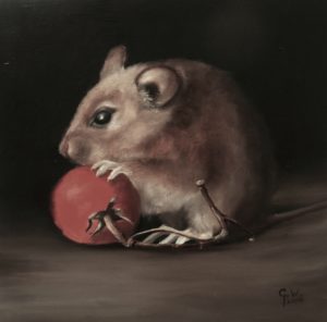 mouse oil paintings